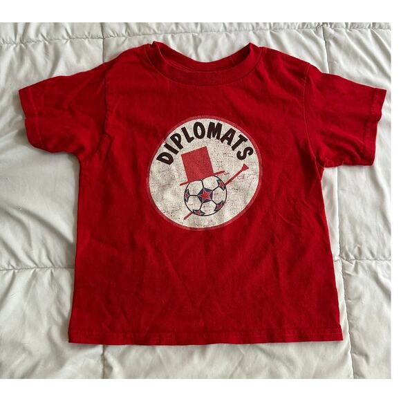 Kid's Washington (DC) Diplomats Shirt Vintage Style Soccer 70s 80s - Picture 1 of 2